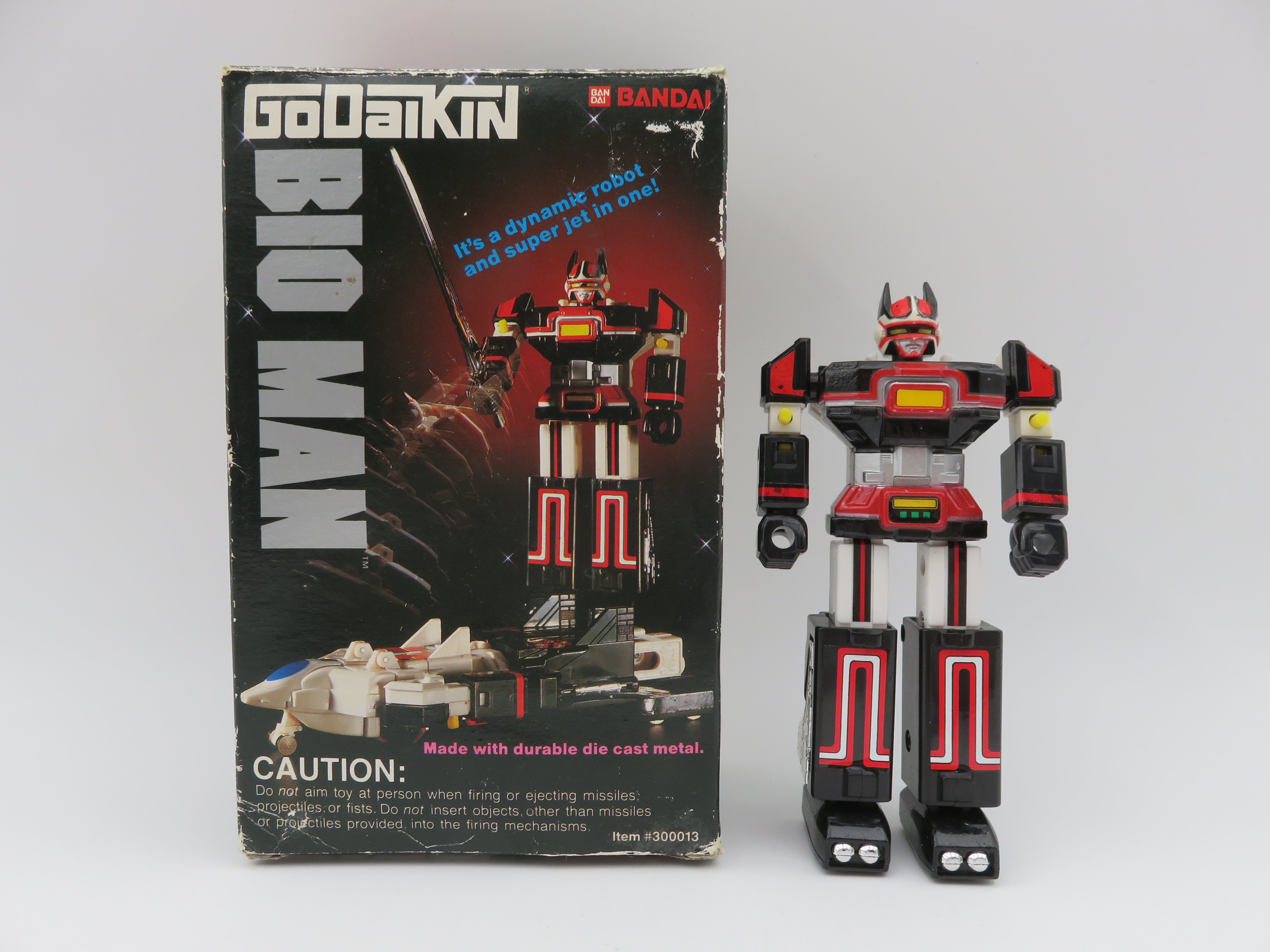 GODAIKIN Bio Man Diecast Figure - Bandai (1984) Vintage Japanese Toei Mecha Robot